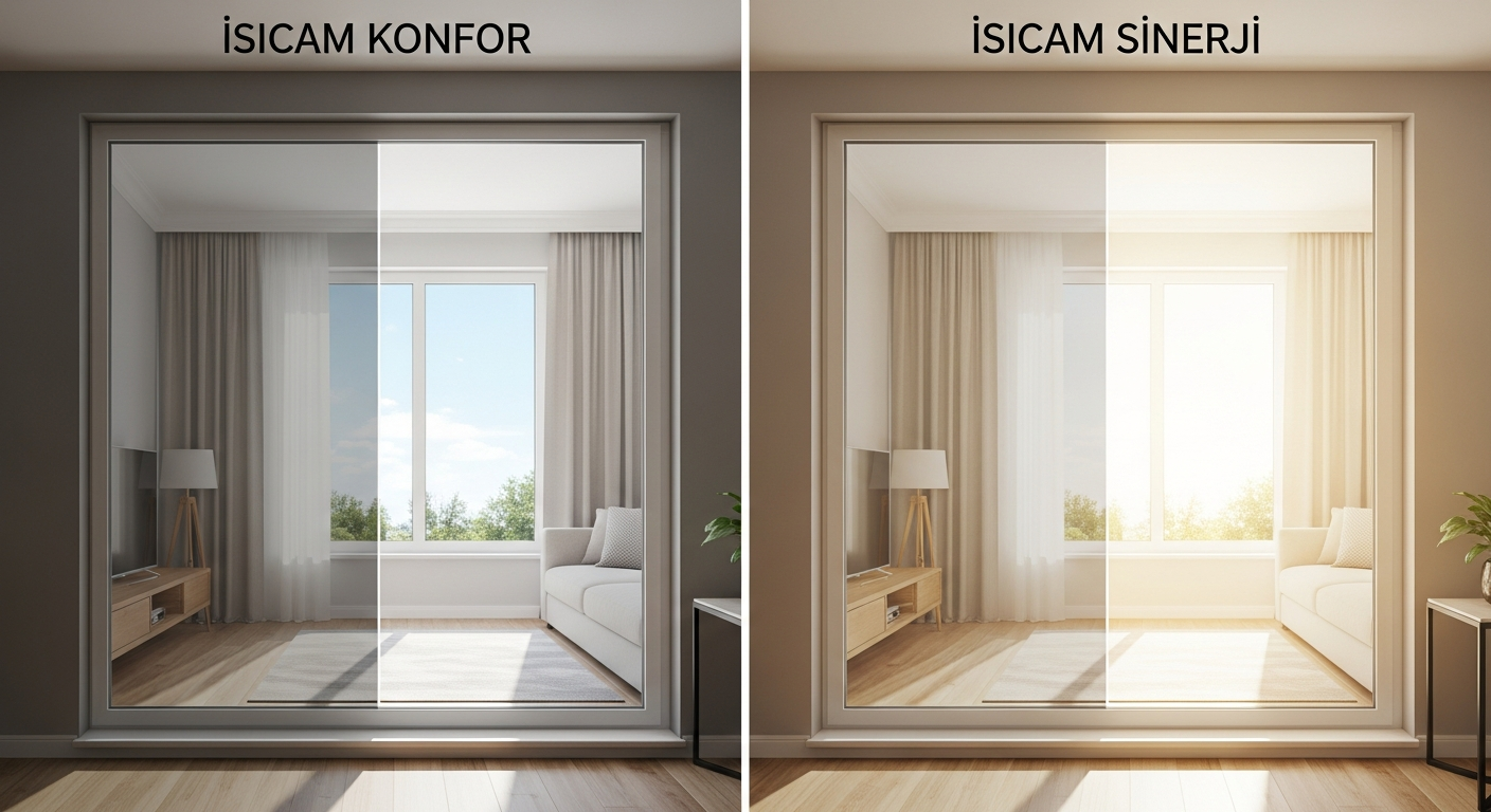 Isıcam Konfor ve Isıcam Sinerji: Isı ve Güneş Kontrolünde Hangisi Sizin İçin İdeal?